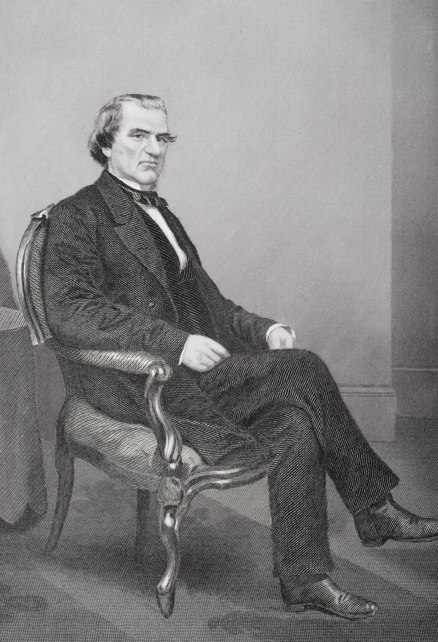Andrew Johnson (1808-75) tekijältä Alonzo Chappel