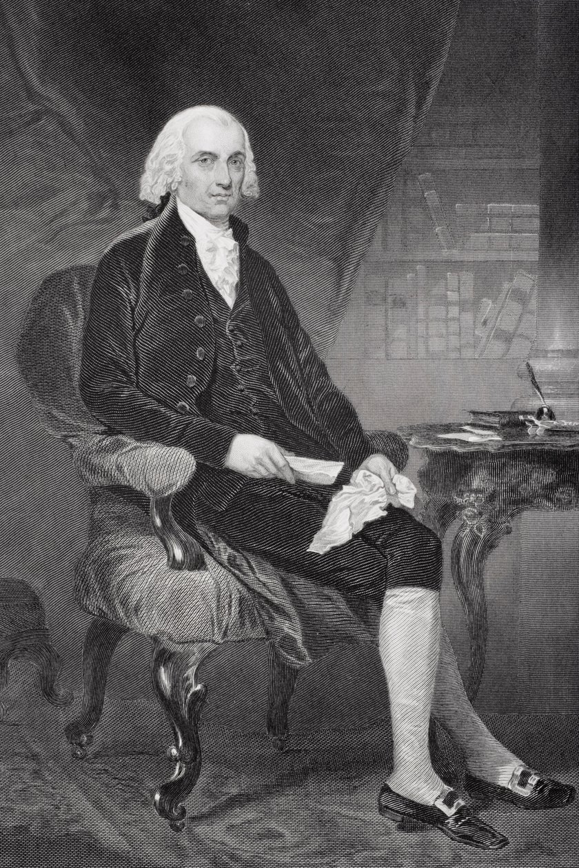 James Madison (1751-1836) tekijältä Alonzo Chappel