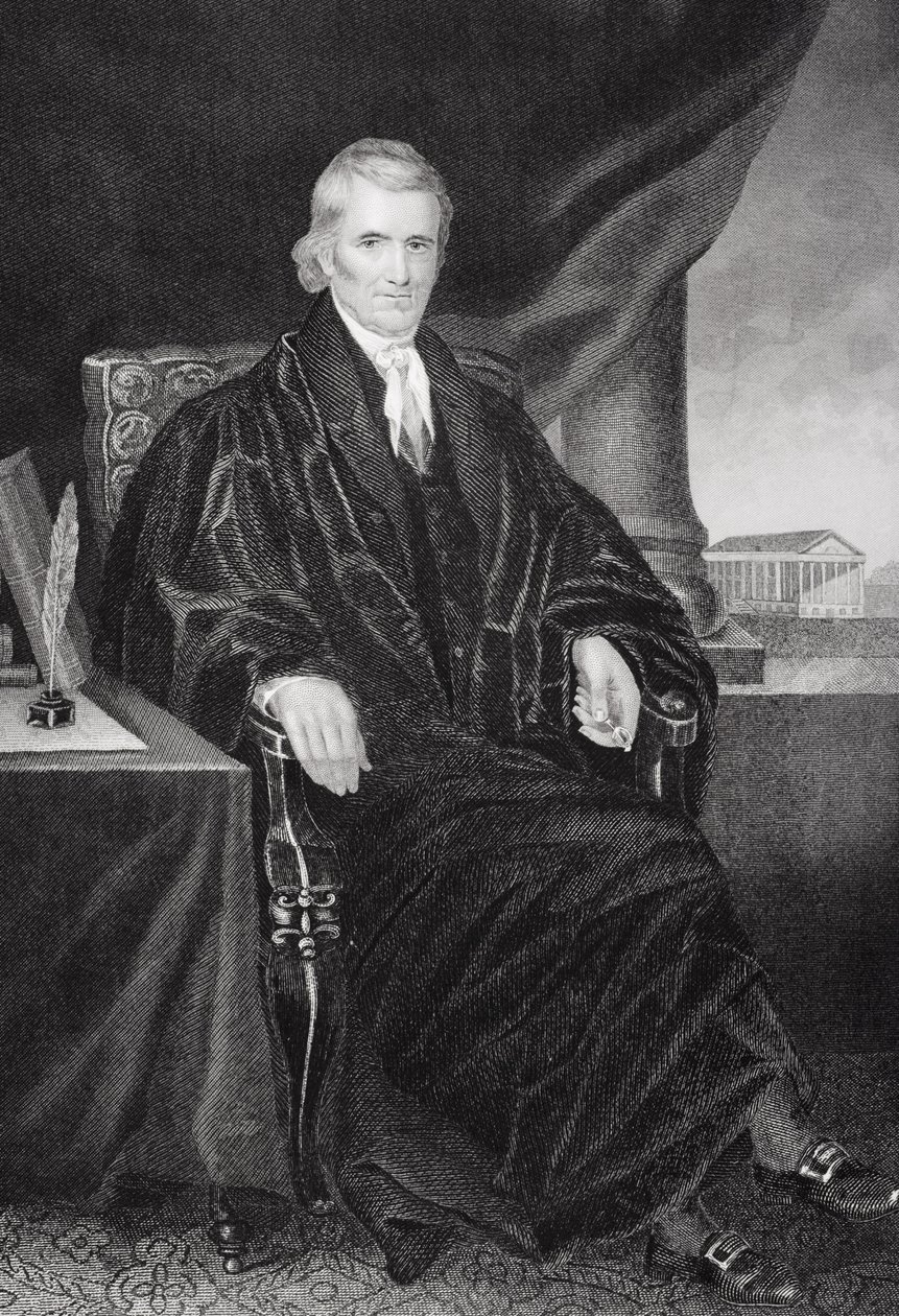 John Marshall (1755-1835) tekijältä Alonzo Chappel