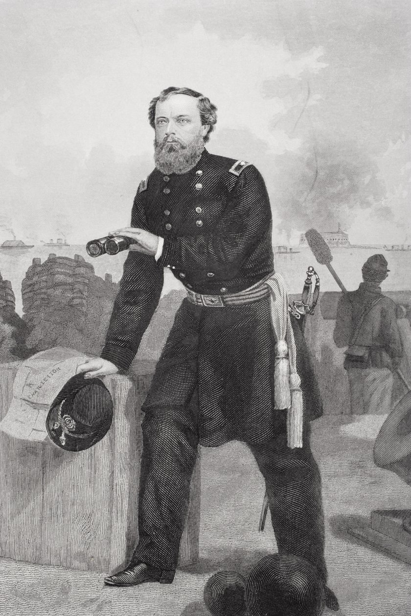 Muotokuva kenraali Quincy Adams Gillmore (1825-88) tekijältä Alonzo Chappel