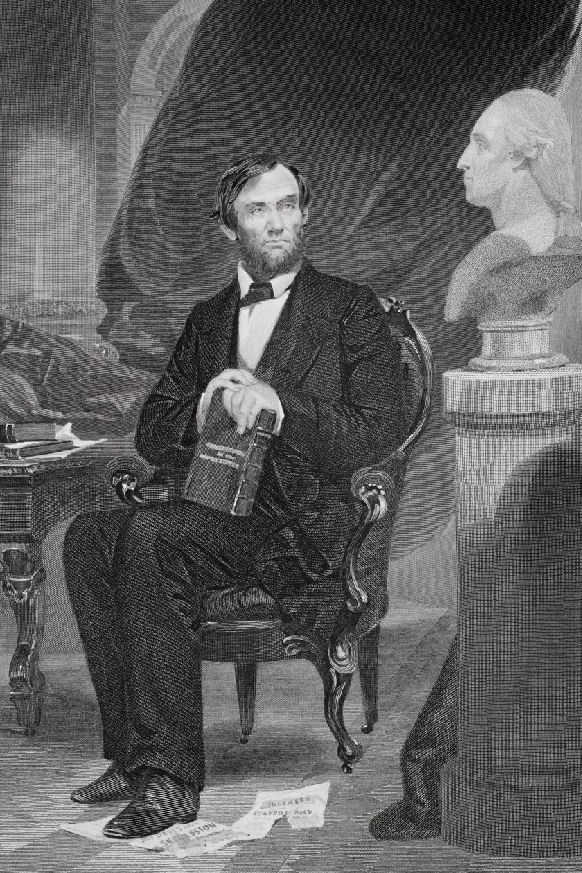 Abraham Lincolnin muotokuva (1809-65) tekijältä Alonzo Chappel