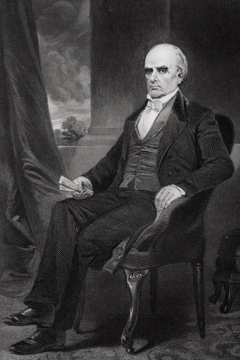 Daniel Websterin (1792-1852) muotokuva tekijältä Alonzo Chappel