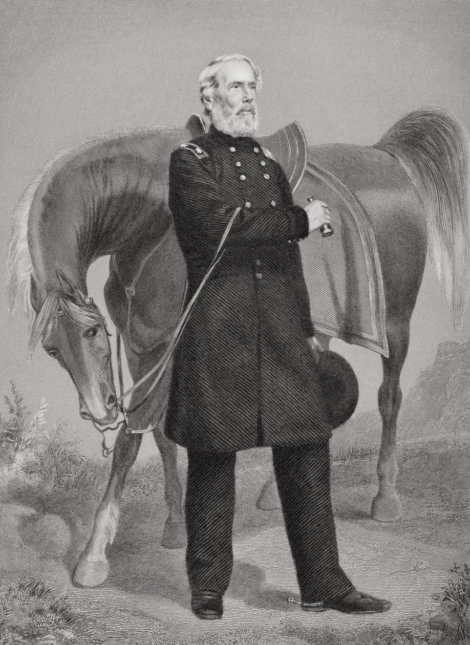 Kenraali Edwin Vose Sumnerin muotokuva (1797-1863) tekijältä Alonzo Chappel