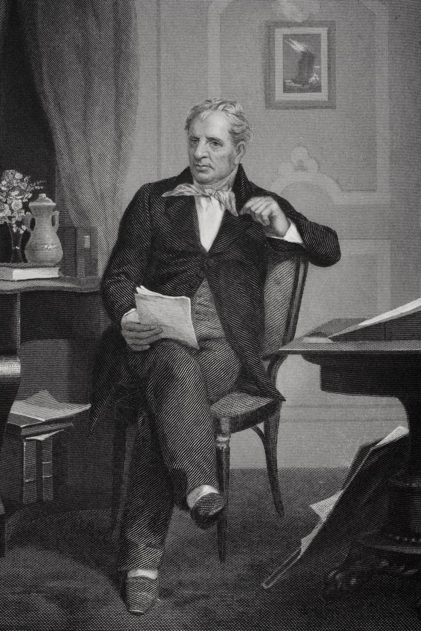 James Fenimore Cooperin (1759-1851) muotokuva tekijältä Alonzo Chappel