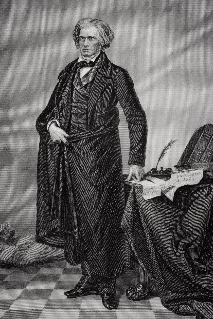 John Caldwell Calhounin (1782-1850) muotokuva tekijältä Alonzo Chappel