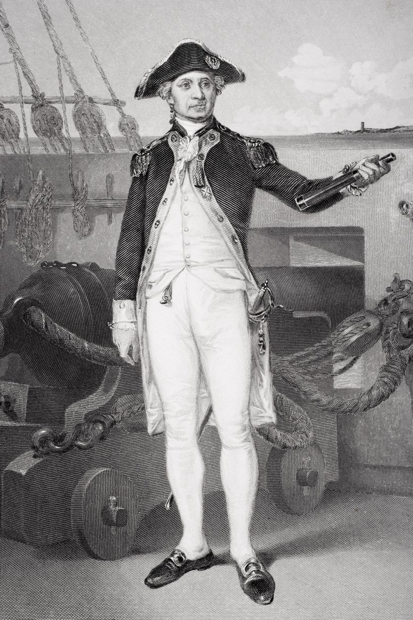 John Paul Jonesin (1742-92) muotokuva tekijältä Alonzo Chappel