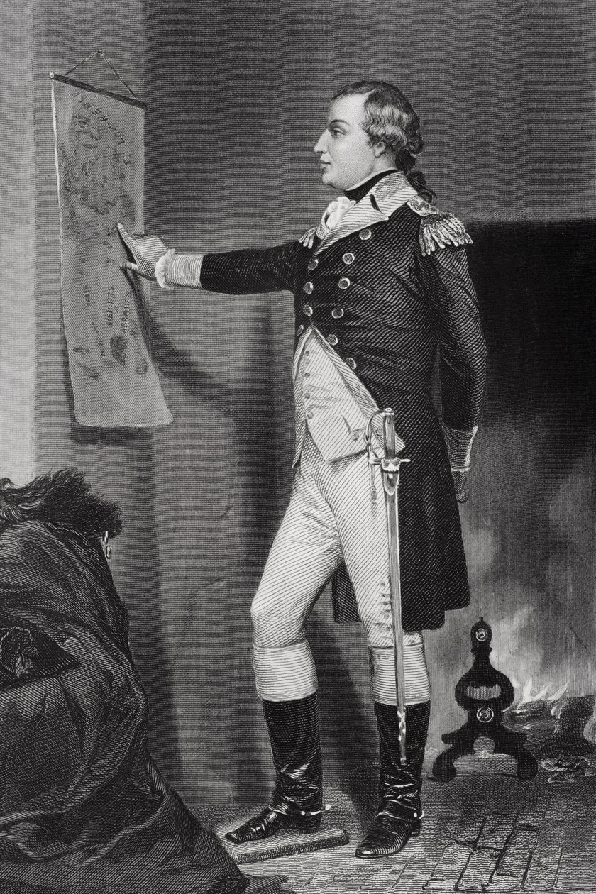 Richard Montgomeryn (1736-75) muotokuva tekijältä Alonzo Chappel