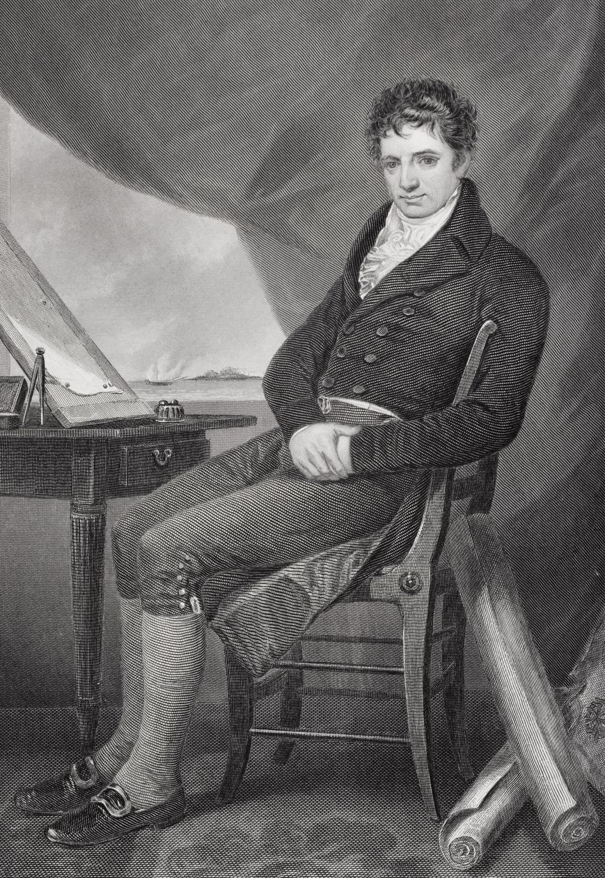 Robert Fultonin (1765-1815) muotokuva tekijältä Alonzo Chappel