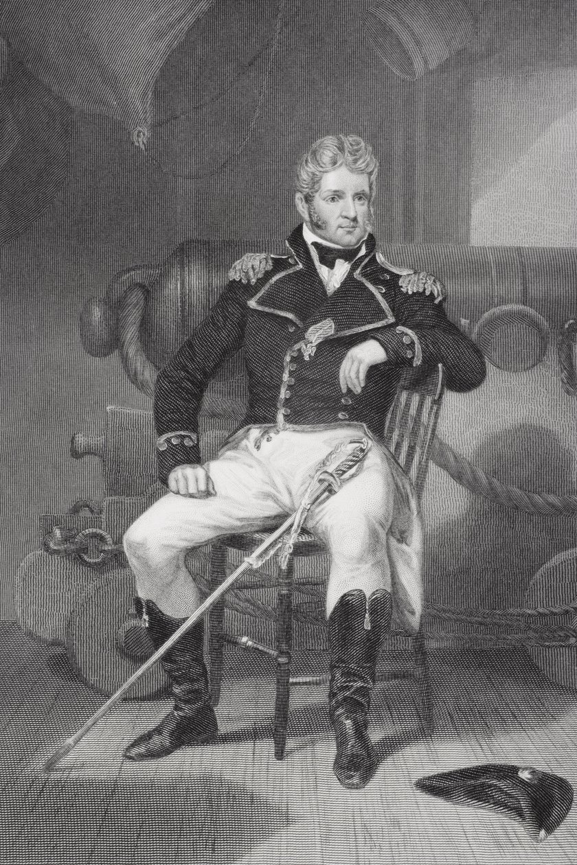Thomas Macdonoughin (1783-1825) muotokuva tekijältä Alonzo Chappel