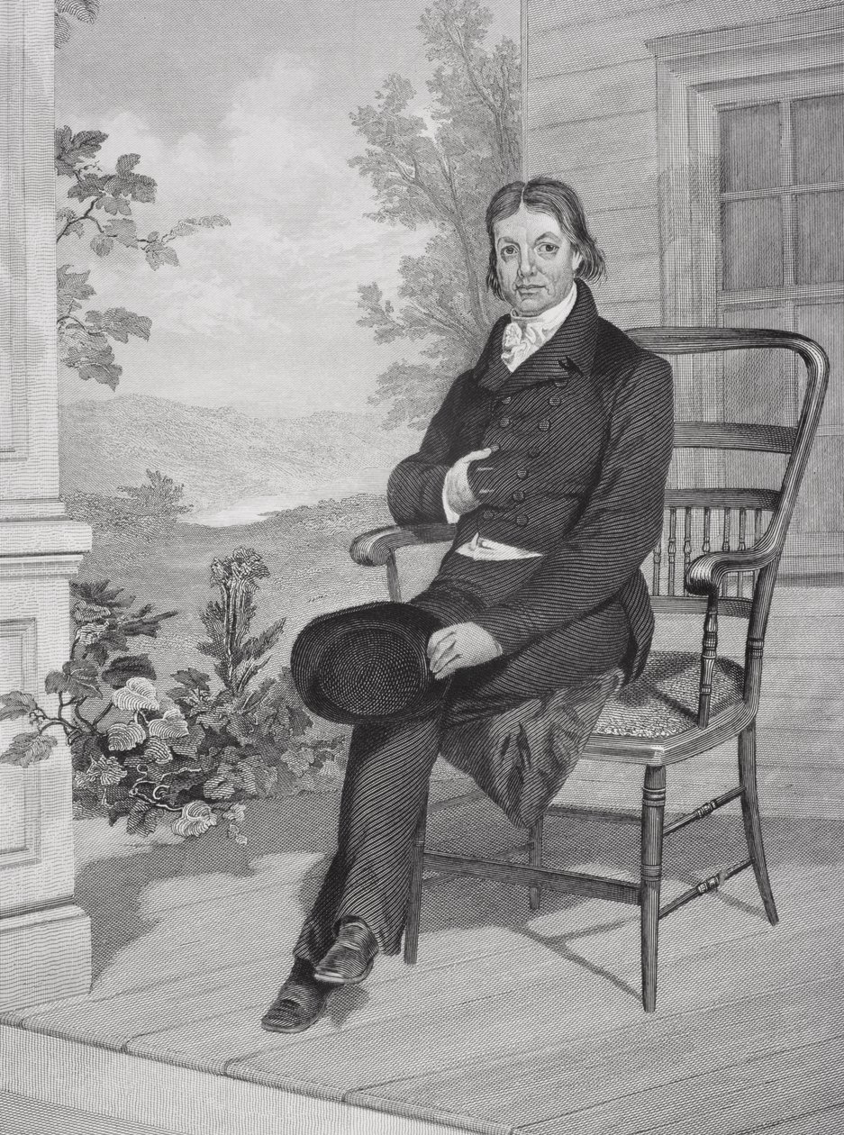 John Randolph (1773-1833) (litho) tekijältä Alonzo Chappel