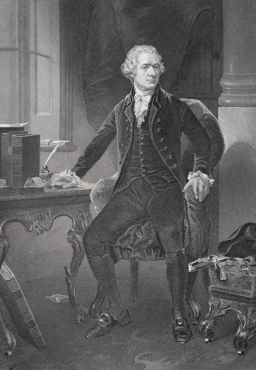 Alexander Hamiltonin (175557-1804) muotokuva tekijältä Alonzo Chappel