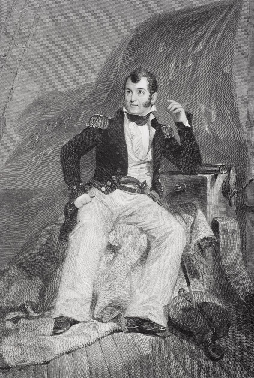 Oliver Hazard Perryn (1785-1819) muotokuva tekijältä Alonzo Chappel