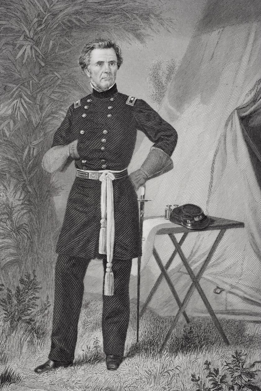 Ormsby MacKnight Mitchelin (1809-62) muotokuva (litho) tekijältä Alonzo Chappel