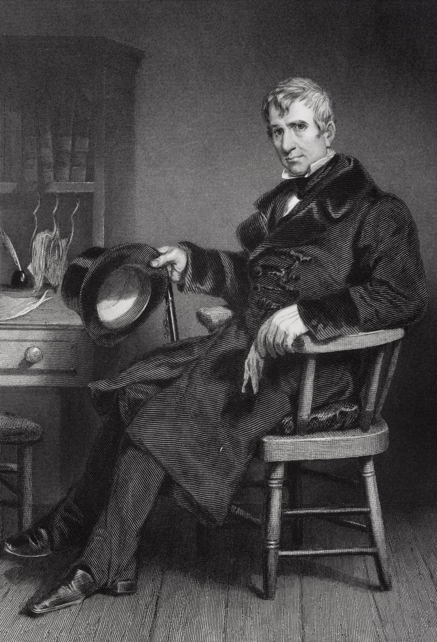 Muotokuva William Henry Harrisonista (1773-1841) tekijältä Alonzo Chappel