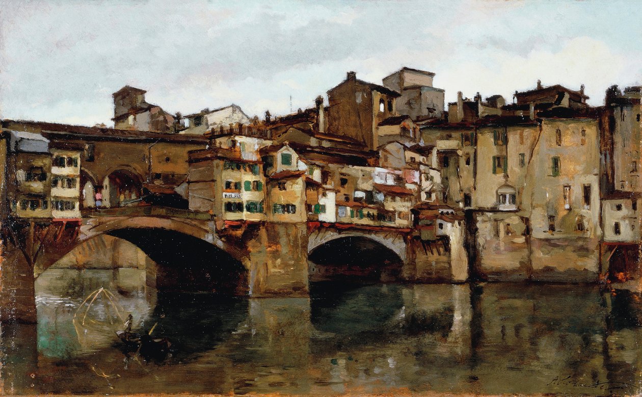 Ponte Vecchio Firenzessä tekijältä Alphons Hollaender