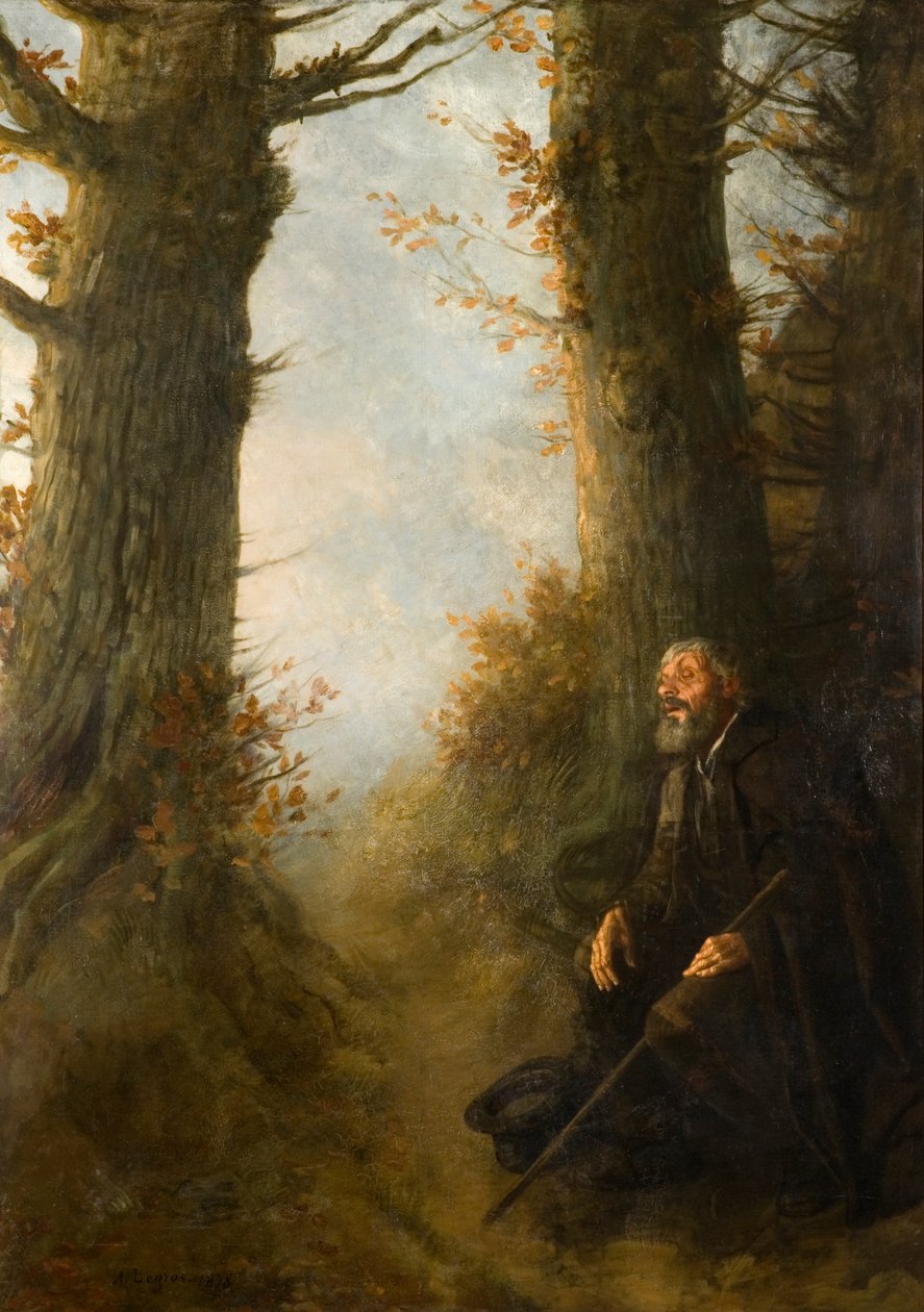 Väsynyt vaeltaja, 1878 tekijältä Alphonse Legros