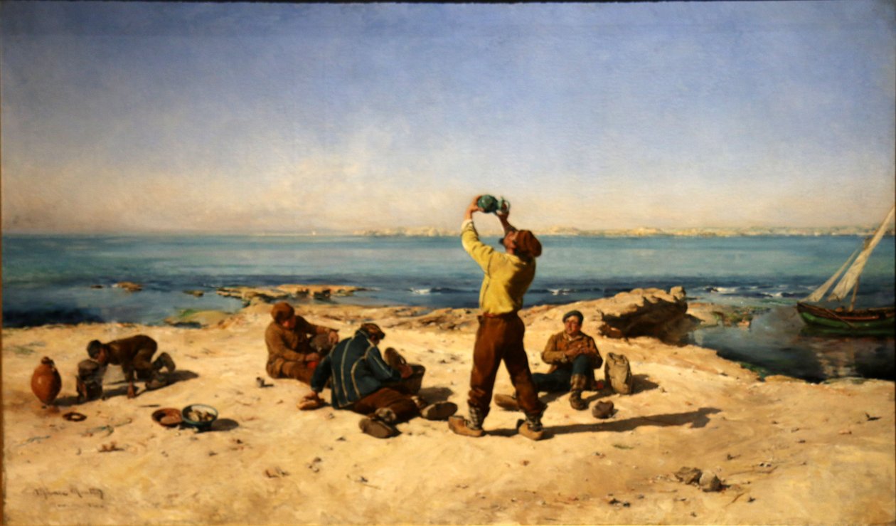 Le Déjeuner des pêcheurs tekijältä Alphonse Moutte
