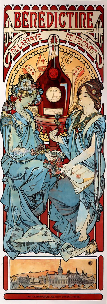 Benedictinen tekijältä Alphonse Mucha
