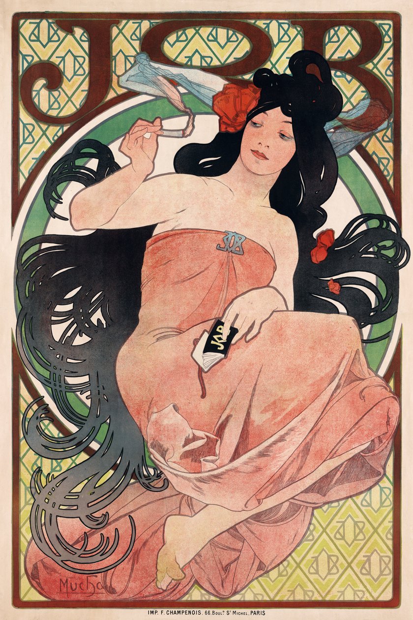 Savukepaperi tekijältä Alphonse Mucha
