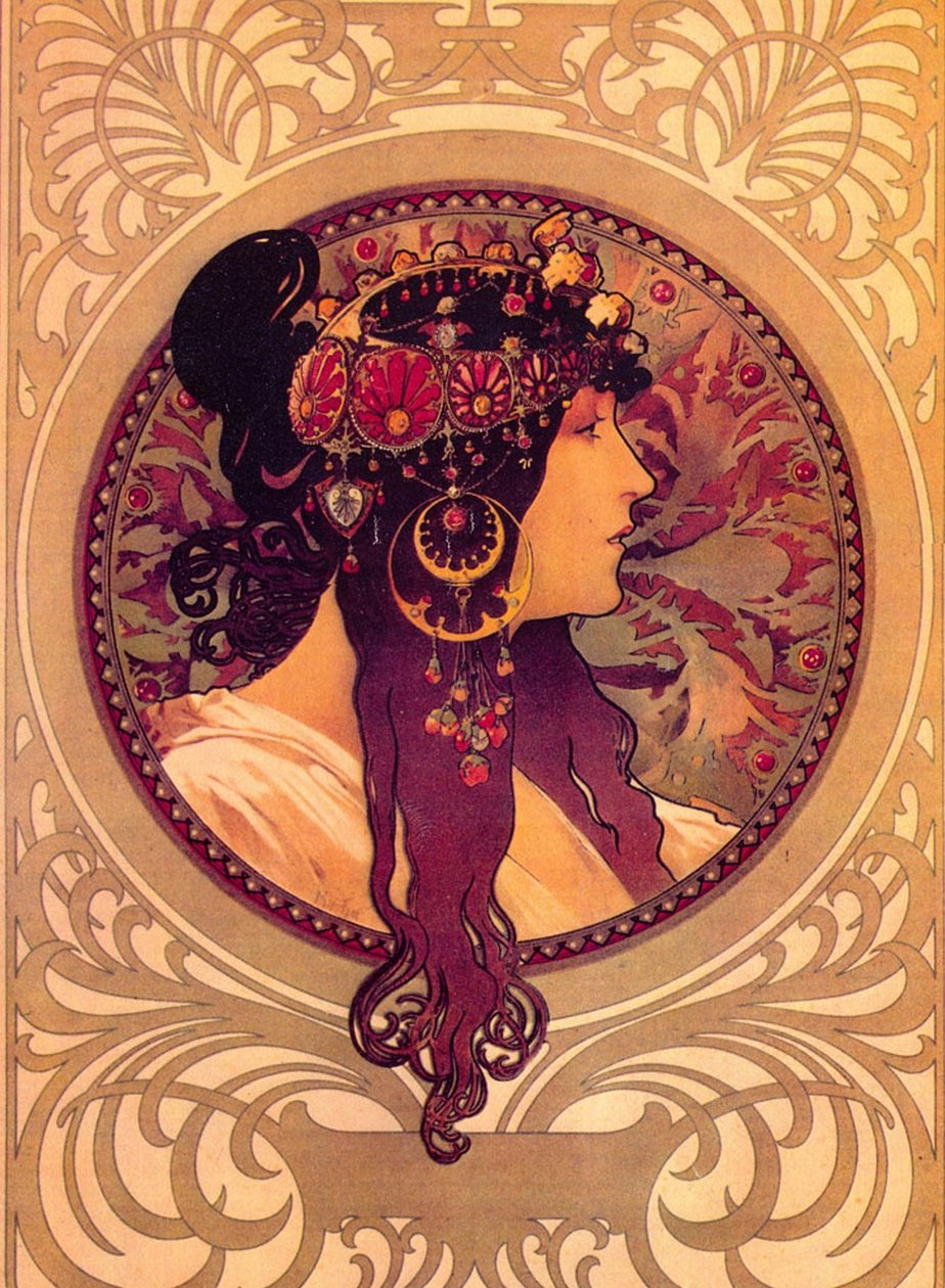 Donna Orechini tekijältä Alphonse Mucha