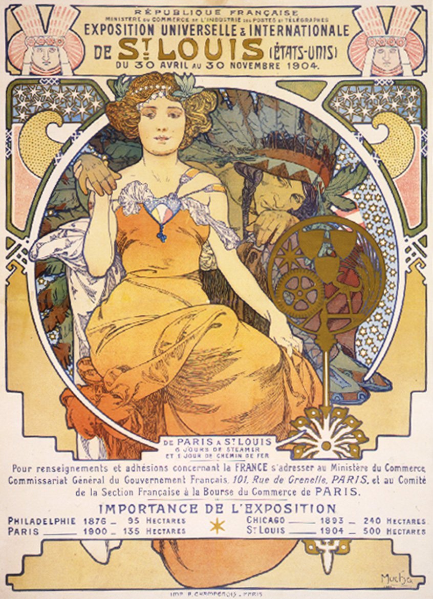 Näyttely Universelle tekijältä Alphonse Mucha