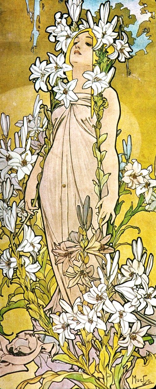 Lily tekijältä Alphonse Mucha