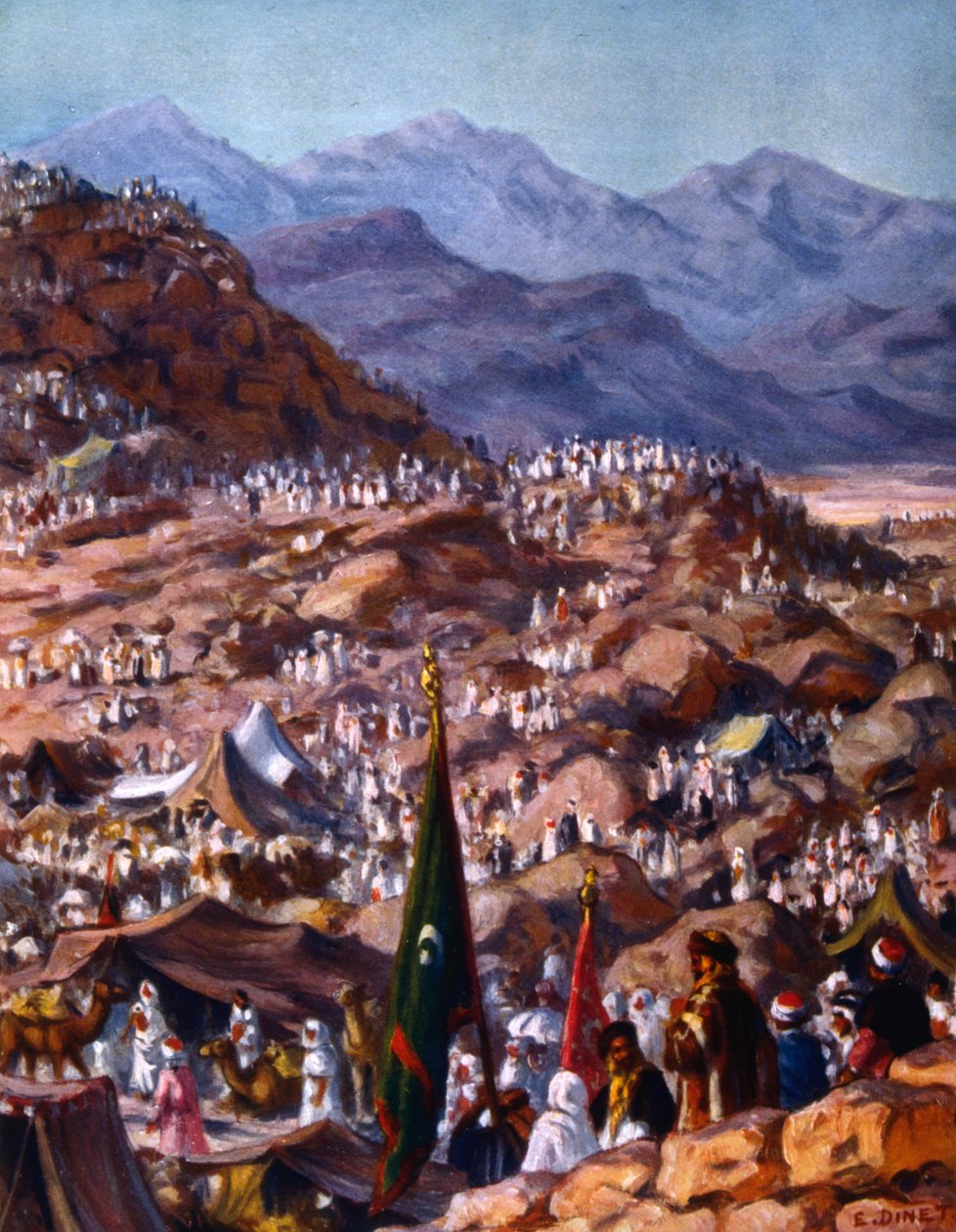 Pyhiinvaeltajat, 1918 tekijältä Alphonse Etienne Dinet