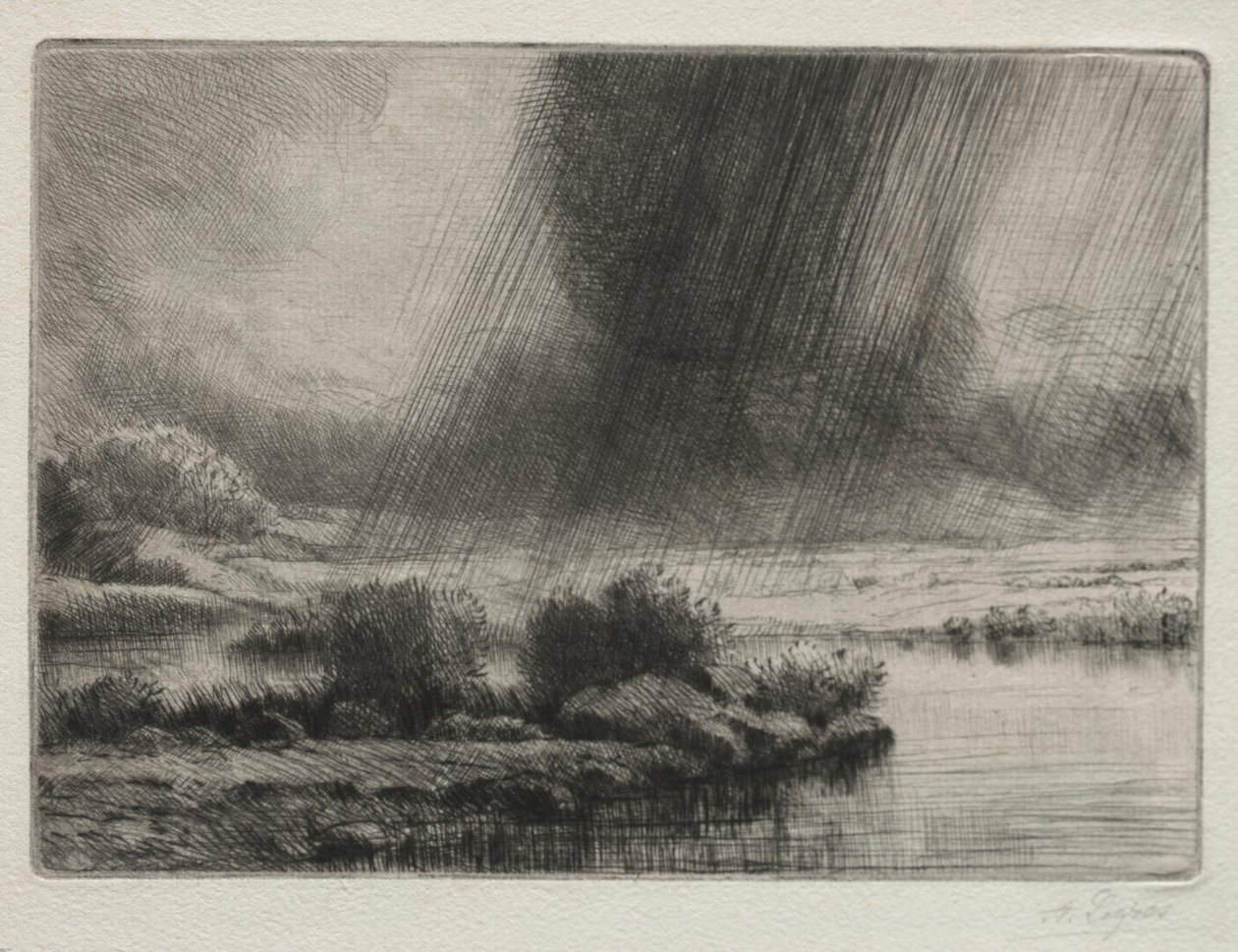 Myrsky. tekijältä Alphonse Legros