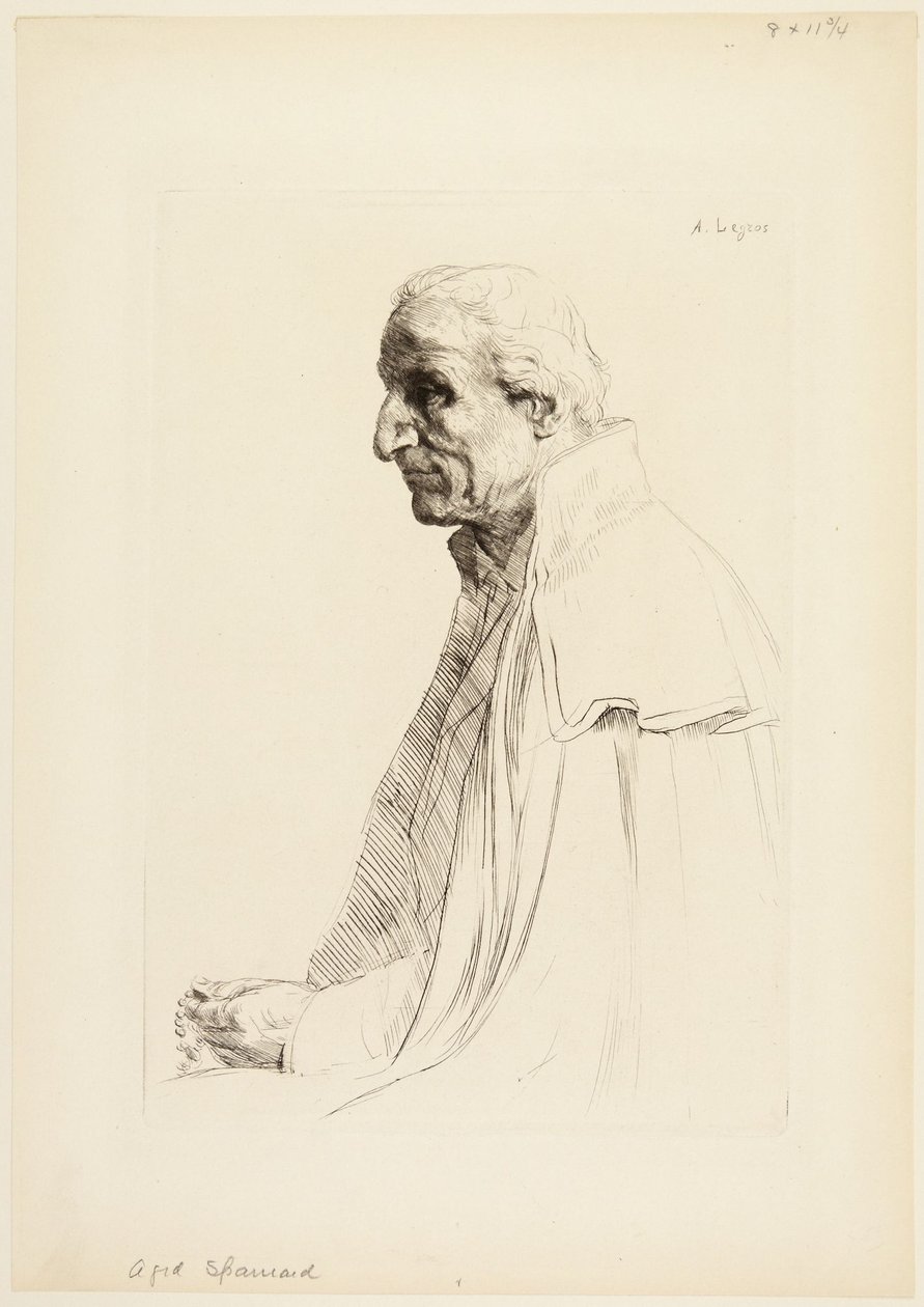 Ikääntynyt espanjalainen tekijältä Alphonse Legros