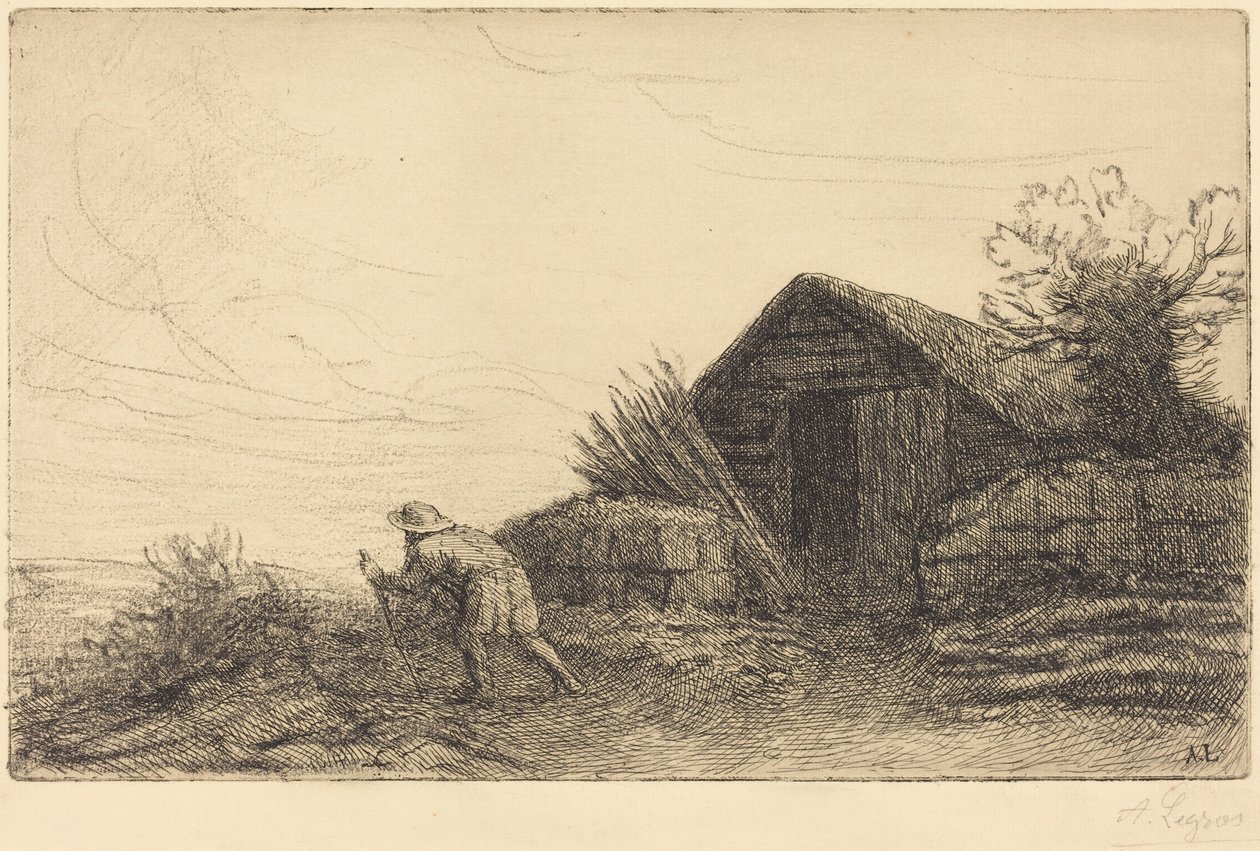 Kukkulan laella tekijältä Alphonse Legros