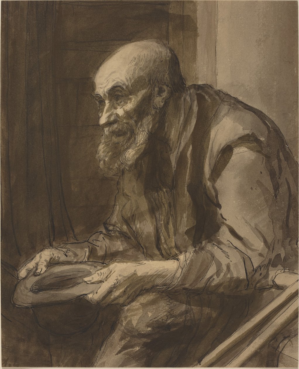 Kerjäläinen kainalosauvoilla tekijältä Alphonse Legros