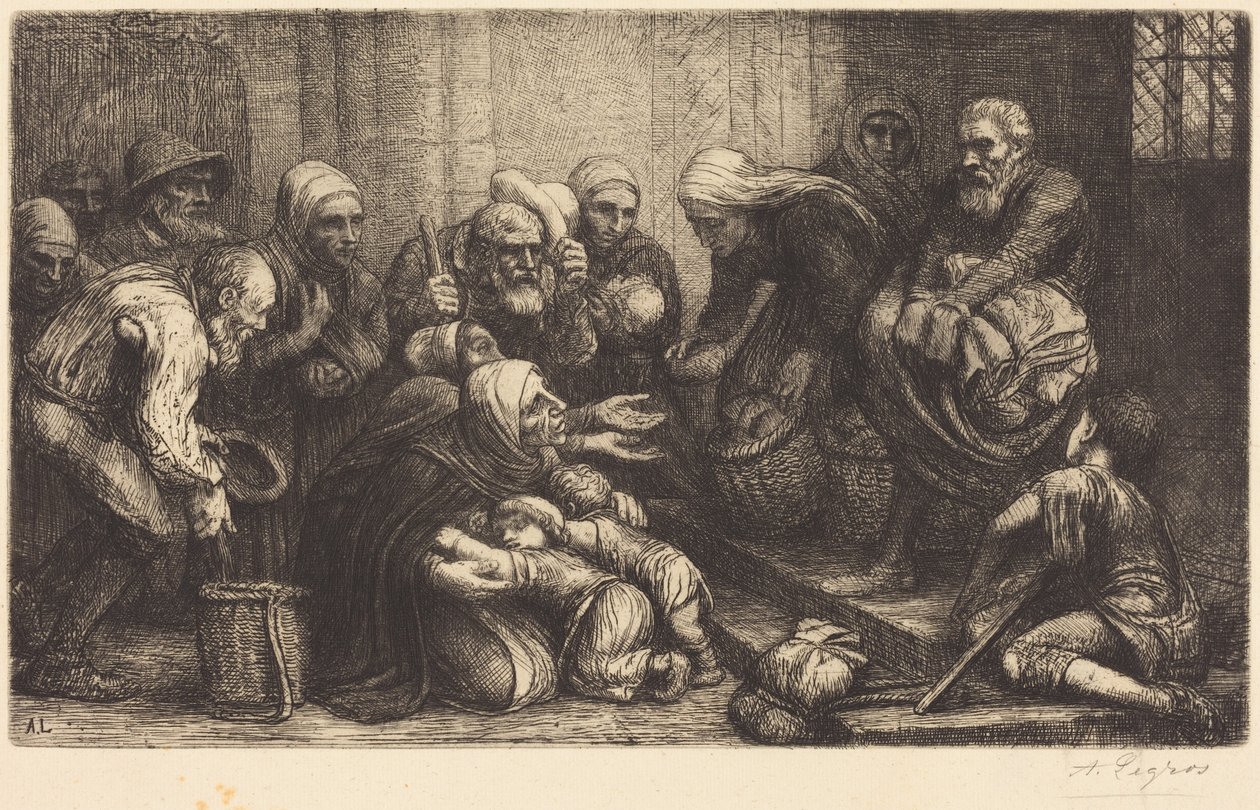Brysselin kerjäläiset (Bruggen kerjäläiset) tekijältä Alphonse Legros