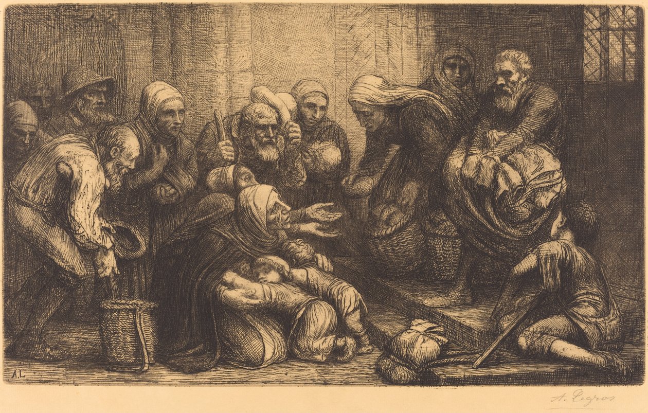 Brysselin kerjäläiset Bruggen kerjäläiset. tekijältä Alphonse Legros