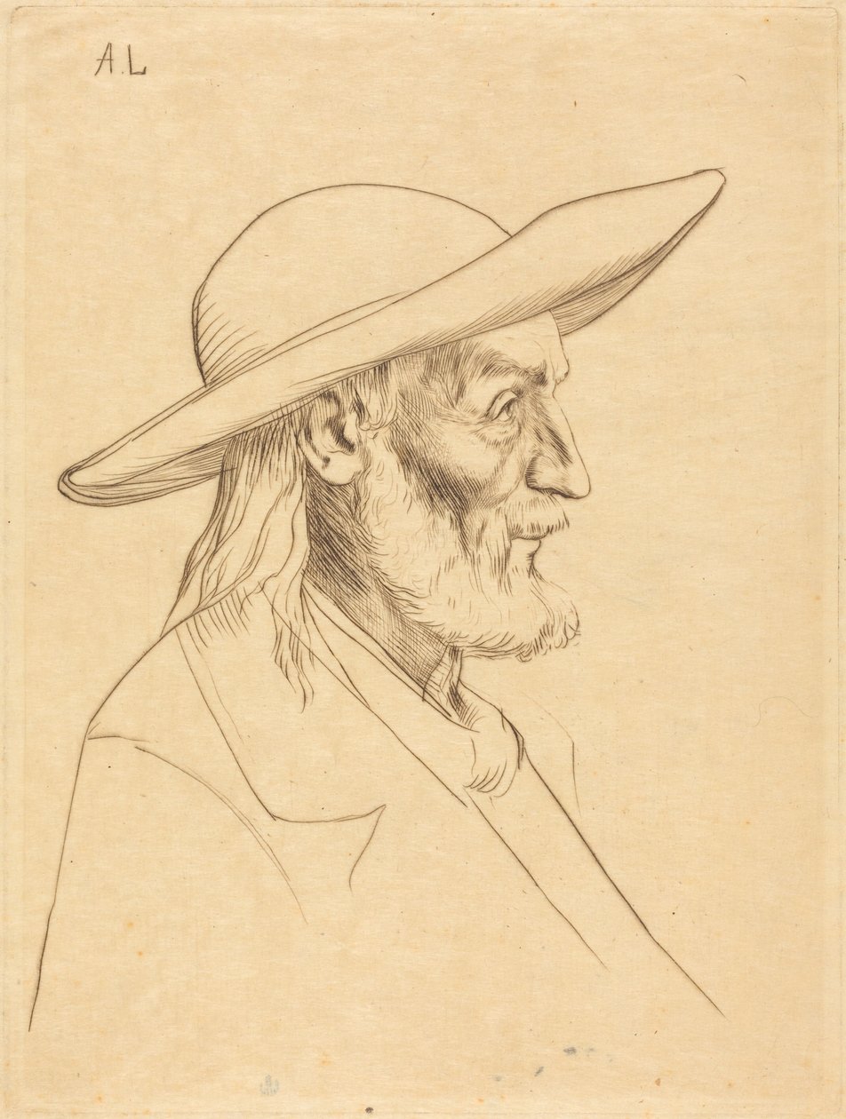Breton Peasant (Bretonilainen talonpoika) tekijältä Alphonse Legros