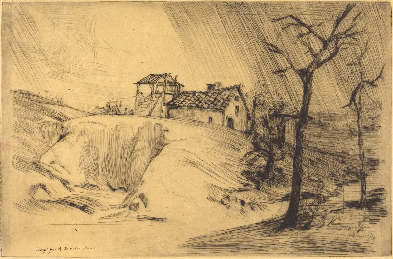 Tiilitehdas (La Briqueterie) tekijältä Alphonse Legros