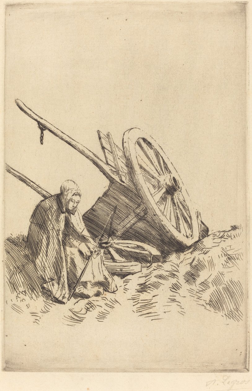 Rikkoutunut kärry Rikkoutunut kärry. tekijältä Alphonse Legros