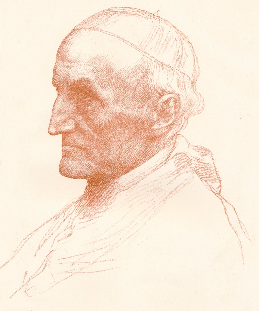 Cardinal Manning, c1857-1903, c1903. tekijältä Alphonse Legros
