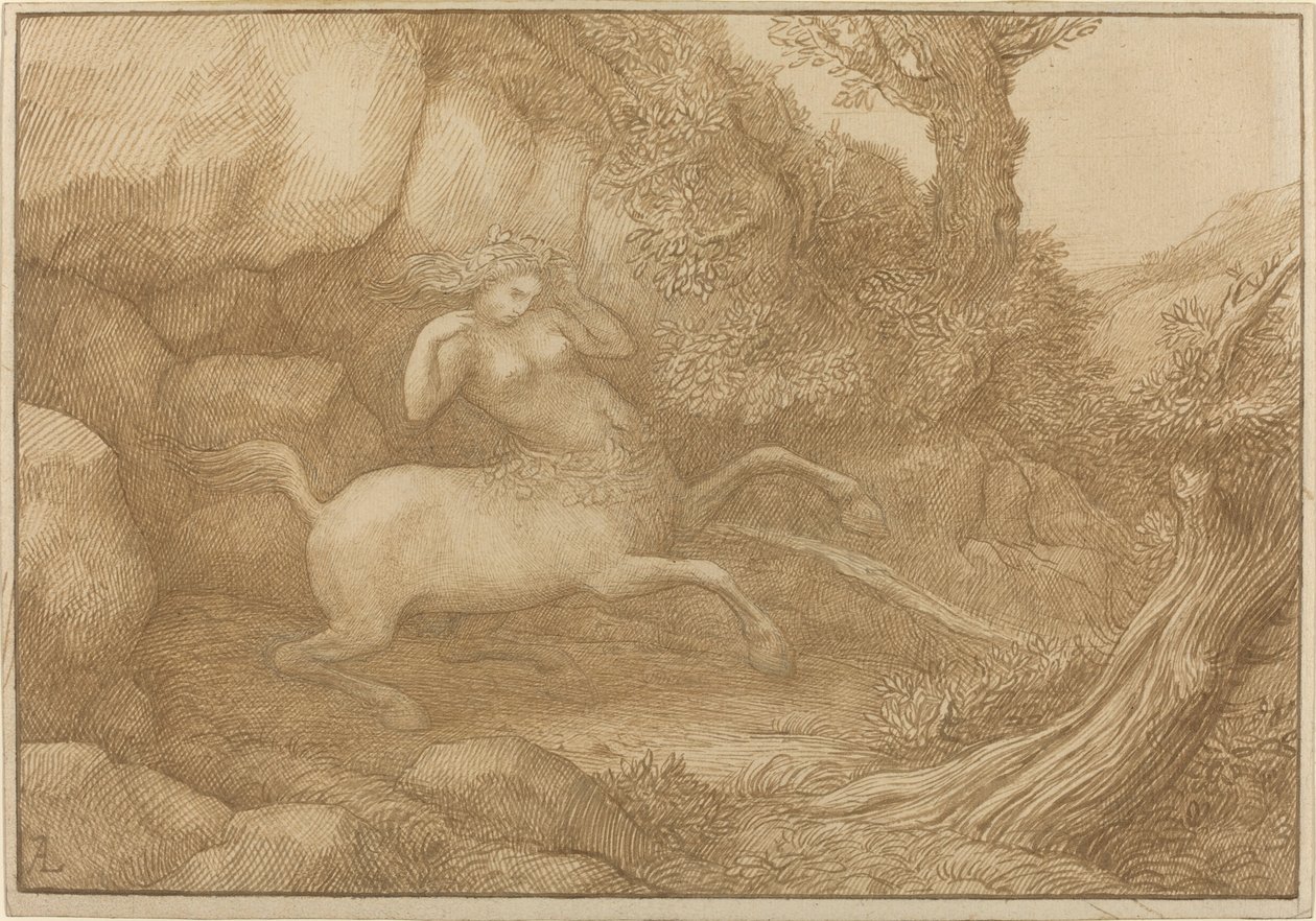 Kentaurin nainen. tekijältä Alphonse Legros