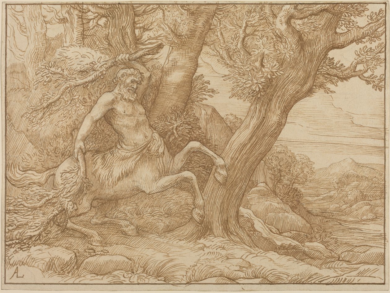 Kentauri ja oksia tekijältä Alphonse Legros