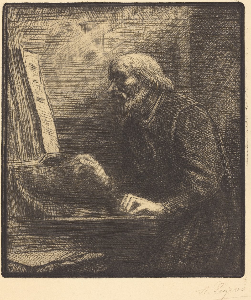 Choirmaster (kuoronjohtaja) tekijältä Alphonse Legros