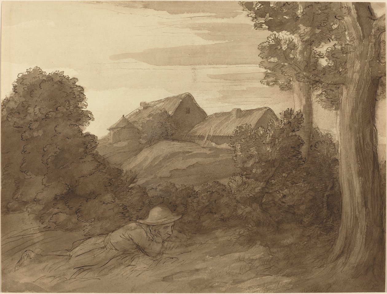 Clauden maatila. tekijältä Alphonse Legros