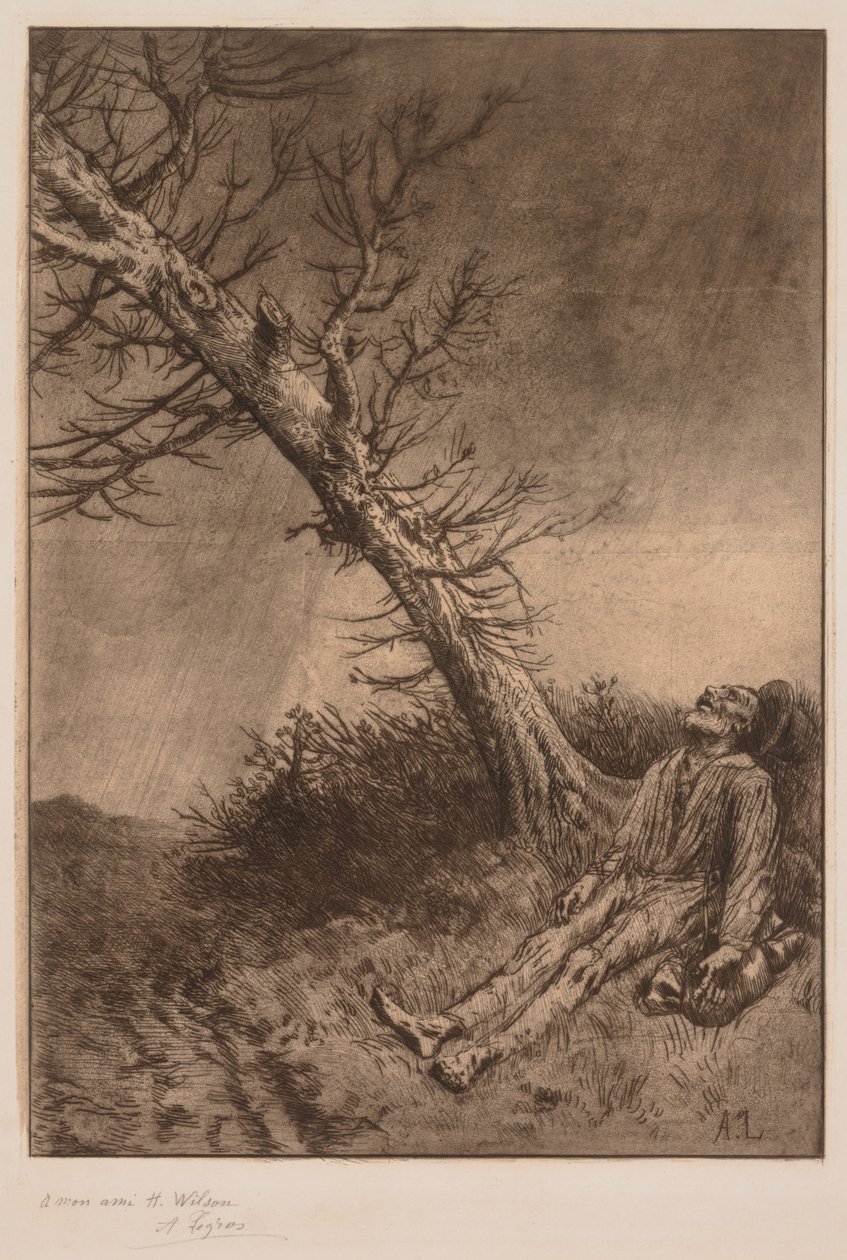 Vagabondin kuolema tekijältä Alphonse Legros