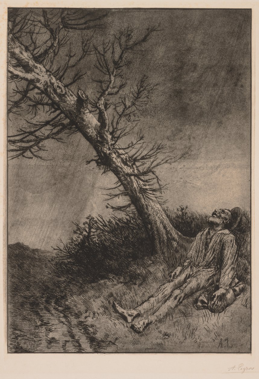 Vagabondin kuolema tekijältä Alphonse Legros