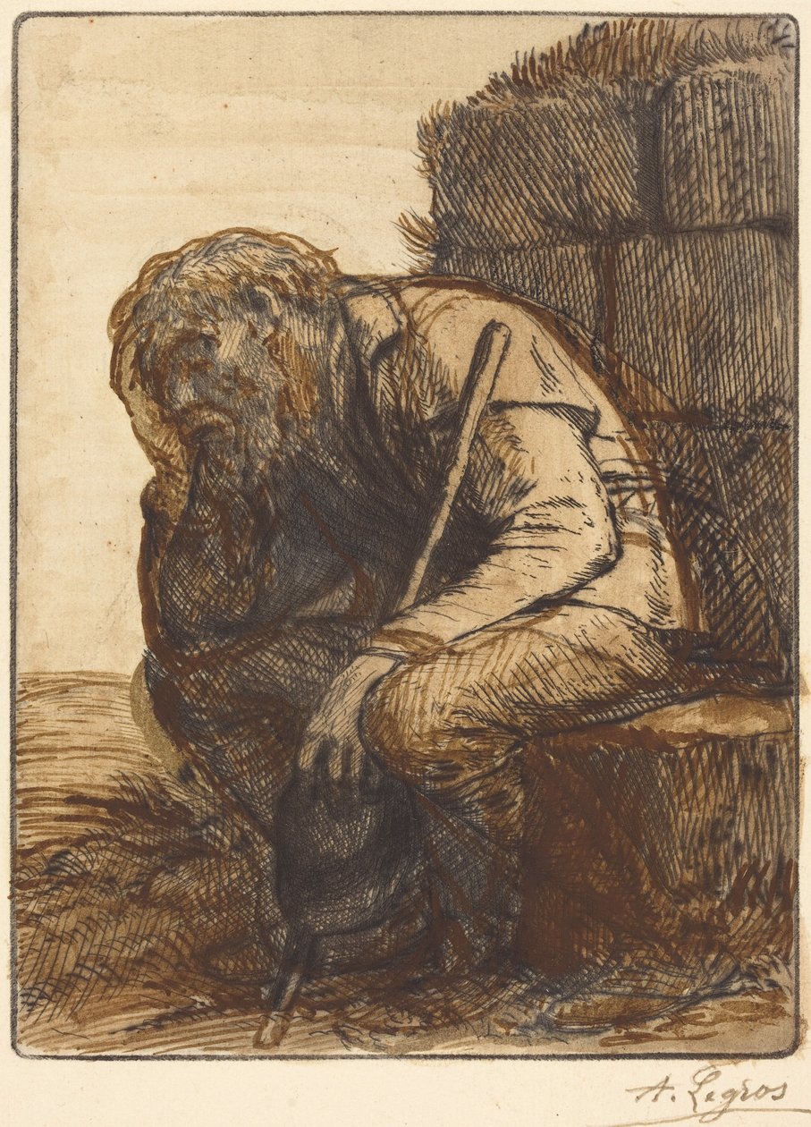 Epätoivoinen mies (Le désespéré) tekijältä Alphonse Legros