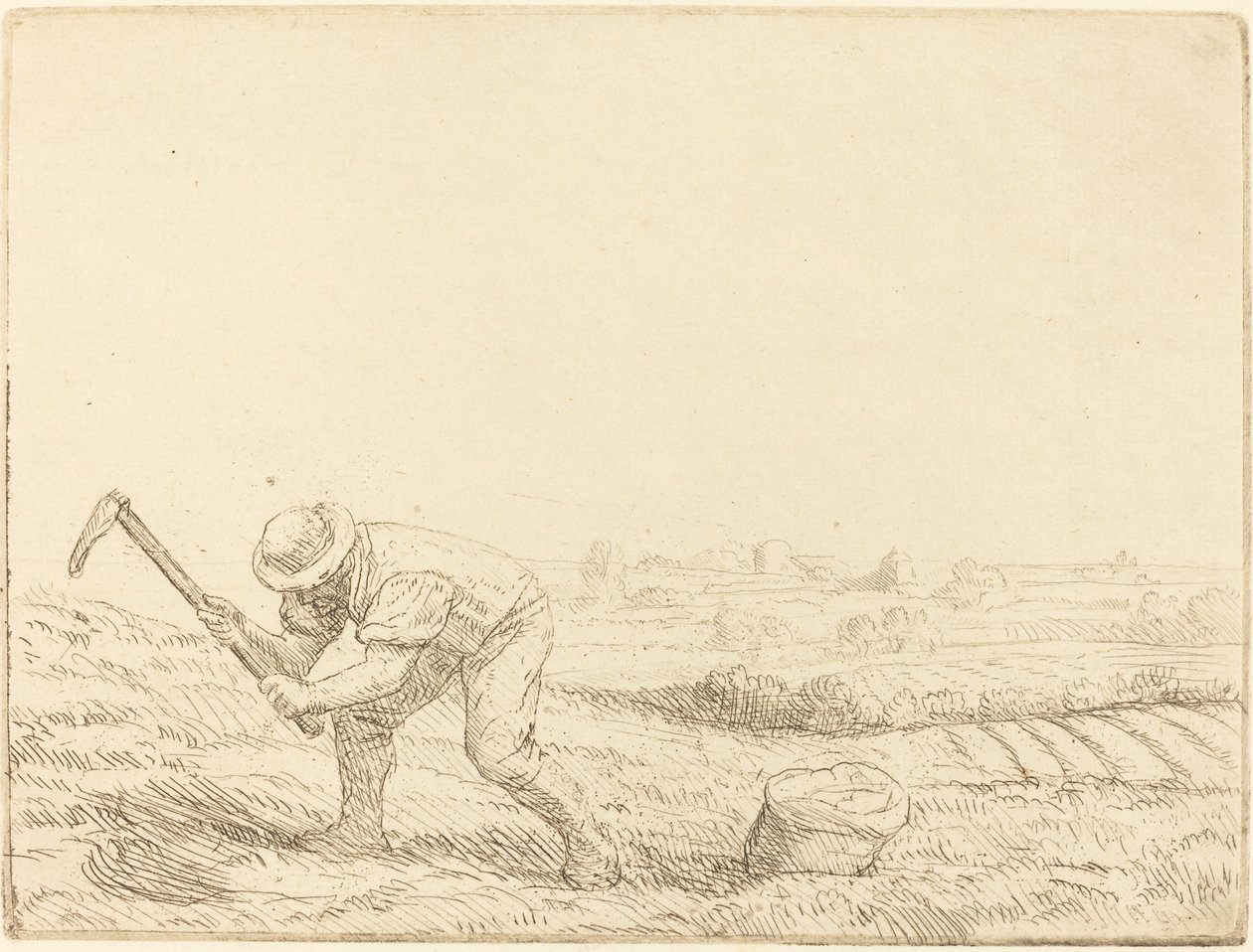 Kullankaivaja tekijältä Alphonse Legros