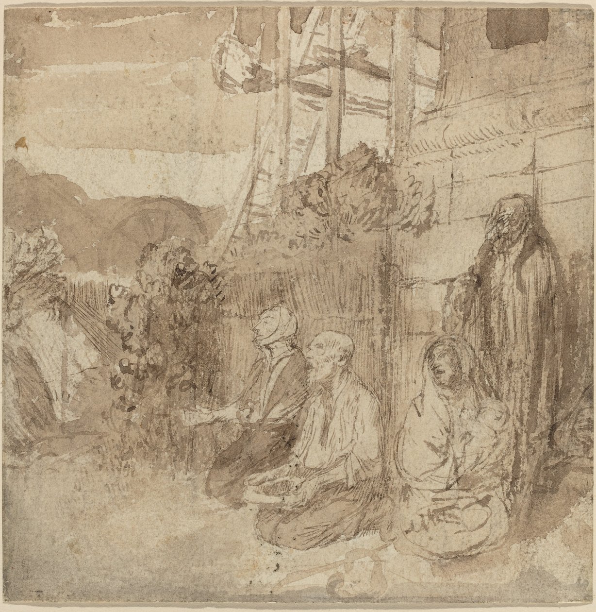 Englannin kerjäläiset tekijältä Alphonse Legros