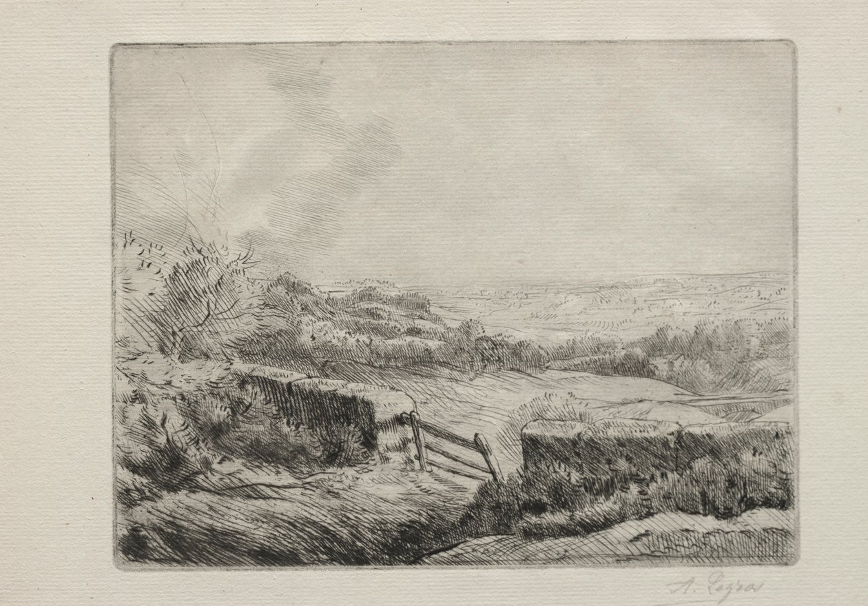 Sisäänkäynti kentälle. tekijältä Alphonse Legros