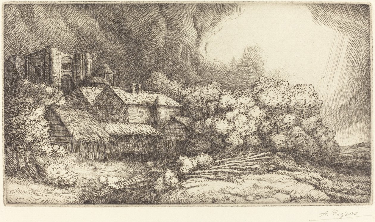 Granja al monestir finès tekijältä Alphonse Legros