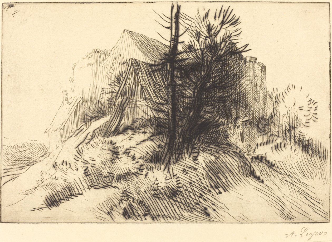 Maatila talvella tekijältä Alphonse Legros