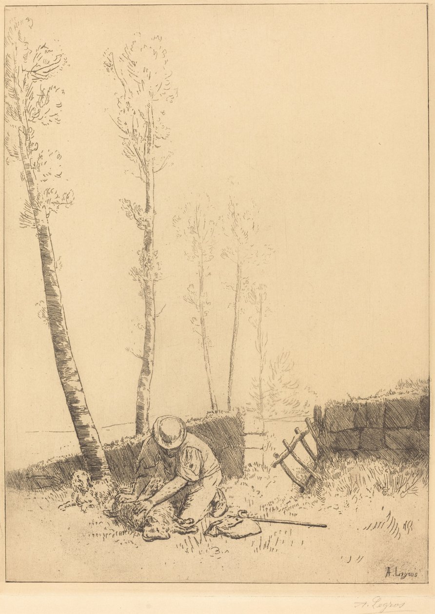 Lampaan löytäminen (Le mouton retrouve) tekijältä Alphonse Legros